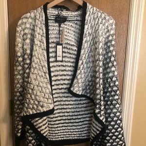Black and White ombré style cardigan/sweater